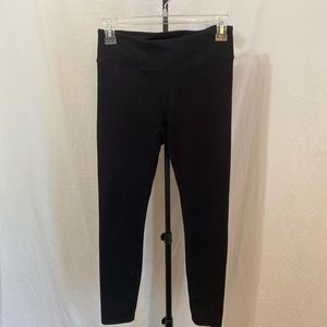 plain black leggings